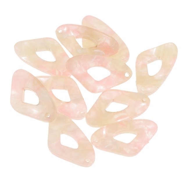 10 piezas de acrílico encantos Colgantes DIY Sunnimix pendiente joyería que hace