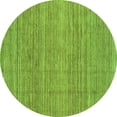 thumbnail image 1 of Ahgly Company Indoor Round Abstract Green Modern Area Rugs, 6' Round, 1 of 4