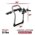 thumbnail image 3 of Yakima HalfBack 2-Bike Trunk Bike Rack with Built-in Bottle Opener, Gray, 3 of 9