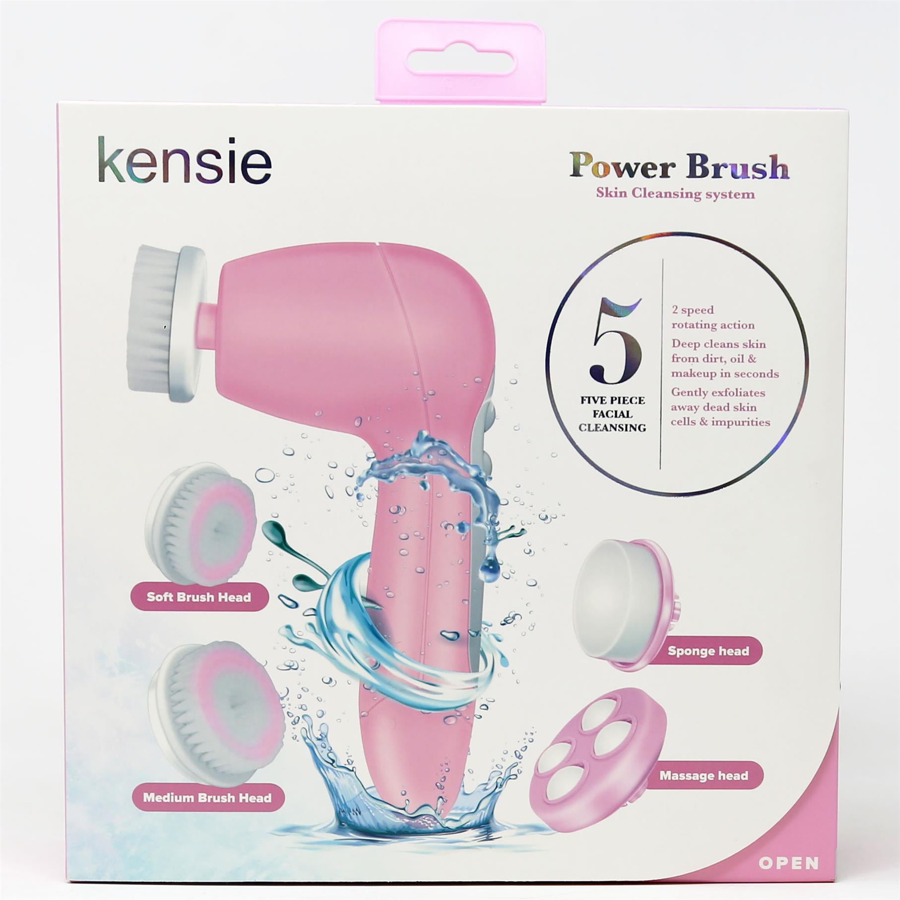 Kensie Power Brush Skin Cleansing System Five Speed Cleansing System