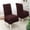 Off-White, variant on GalaGarb Universal Elastic Chair Cover with Decorative Pleated Skirt, Ecological Dye Stain Resistant Dining Chair Protective Cover 1/2/4/38 Pieces Optional