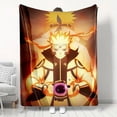 thumbnail image 5 of Manta de franela suave con estampado de Naruto God Mood, 300 g, 5 of 5