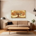 thumbnail image 5 of TOARTi Tree of Life Framed Canvas Wall Art Elegant Vintage Big Tree Painting Nature-Inspired Wall Decor for Living Room Bedroom Office 20x40 Inch, 5 of 9