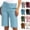 06# Sky Blue, variant on Bermuda Shorts for Women Trendy 2026 Casual Summer High Waisted Chino Shorts Straight Leg Hiking Vacation Outfits Brown XXL