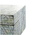 thumbnail image 5 of DecMode Abstract Handmade Mosaic Storage Multi Colored Mother of Pearl Shell Decorative Box, 2 Count, 5 of 9