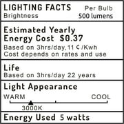 5W Landscape Spotlights (2-Pack) | Low Voltage Outdoor Spot Lights - 12V 3000K Outdoor LED Spotlight | Landscape Spotlight for House Lighting Tree Lighting | MR16 5W LED Bulb (Bronze)