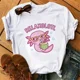 thumbnail image 3 of Camiseta divertida Axolotl para mujer, camiseta de manga corta Kawaii Relaxolotl, ropa para mujer, Tops informales Y2k con estampado de dibujos animados, 3 of 5