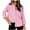 Hot Pink, variant on Ladies Button Down Shirts Striped Long Sleeve Dressy Casual Tops Relaxed Fit Lapel Blouses Office Work Wear (XL, White)