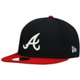 thumbnail image 3 of Men's New Era Navy Atlanta Braves 9/11 Memorial Side Patch 59FIFTY Fitted Hat, 3 of 6