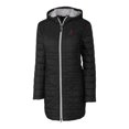 thumbnail image 2 of Women's Cutter & Buck  Black Alabama Crimson Tide Alumni Rainier PrimaLoft Eco Insulated Hooded Long Coat, 2 of 3