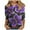 Multicolor#7, variant on Tnhcen Women's Fall Fashion Floral Print 3/4 Sleeve Loose Round Neck T-Shirts - Casual Daily Oversized Tops Stretchy S-3XL