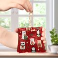 thumbnail image 4 of PU Leather Coin Purse Wallet Compact Water-Resistant Card Cases Money Organizers Cute Christmas Animals, 4 of 7
