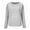 White, variant on CHUMUD Women's Striped Long Sleeve Shirt Basic Tops Casual Crewneck Pullover Comfy Cotton Blend Tee Spring Fall Tops