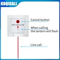 thumbnail image 7 of Disabled Person Toilet Alarm Bathroom Notice Kit SOS Safety Button Emergency Medical Alert System for Elderly Patient in Hospitals Nurse Call Seniors Toilet Pull Cord Life Alarm with Call Light Syste, 7 of 7