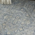 thumbnail image 6 of Nourison Silken Weave Floral Blue/Ivory 5'3" x 7'9" Area Rug, (5x8), 6 of 8