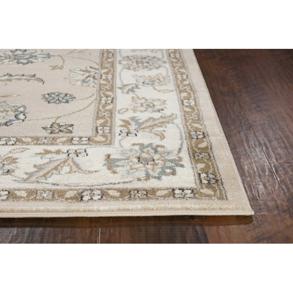 7'10" x 9'10" Polypropelene Beige/Ivory Area Rug