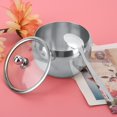 thumbnail image 4 of Kitchen 304 Stainless Steel Seasoning Bottle Container Sugar Salt Pot with Visible Cover, 4 of 8