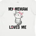 thumbnail image 4 of Inktastic My Memaw Loves Me Girls Girls Toddler T-Shirt, 4 of 5