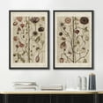 thumbnail image 2 of IDEA4WALL Framed Canvas Print Wall Art Set Wildflower Floral Botanical Fine Art Multicolor Flowers Pattern Vintage Art Farmhouse/Country Wall Decor for Living Room, Bedroom, Office - 24"x36"x2 Black, 2 of 5