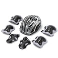 thumbnail image 1 of Juego de equipo de protección deportiva para bicicleta, 7 Uds., ajustable, para niños y niñas de 5 a 12 años, 1 of 9