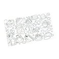thumbnail image 3 of Coloring Paper Roll Colorable 30cmx300cm Rich Patterns DIY stickers.   Widely used: Art Drawing Letter, 3 of 9