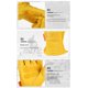 thumbnail image 5 of Guante de cuero con pantalla táctil para motocicleta vintage amarillo, 5 of 6