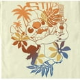 thumbnail image 2 of Men's Lilo & Stitch Tropical Ukulele Graphic Tee Beige 2X Large, 2 of 4