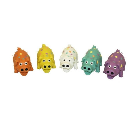 UPC: 0784369203158 | Multipet Globlet Grunting Latex Pig Dog Toy  Assorted Colors  Size 4