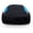 All black, variant on NCQ Waterproof Car Cover All Weather Snowproof UV Protection Windproof Outdoor Full car Cover, Universal Fit for Sedan (Fit Sedan Length 194-206 inch, Blue)