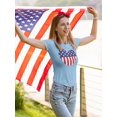 thumbnail image 2 of American Love Flag T-Shirt Women -Image by Shutterstock, Female Small, 2 of 4