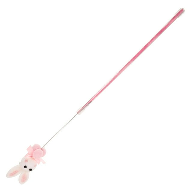 CUITING Cat Teaser Toy Easter Kitten Cat Teaser Wand Interactive Cat Toy Kitten Teaser Wand