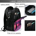 thumbnail image 4 of Fotbe Mystical Dragon Under Moon Mochila con Estampado y Puerto USB para Hombre y Mujer, Mochila Antirrobo, Mochila de Viaje, Mochila Escolar, Mochila Universitaria, 4 of 7