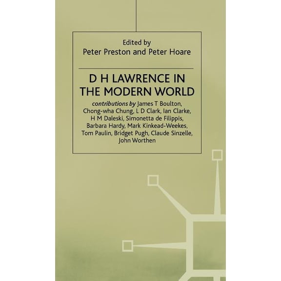 D. H. Lawrence in the Modern World, (Hardcover)