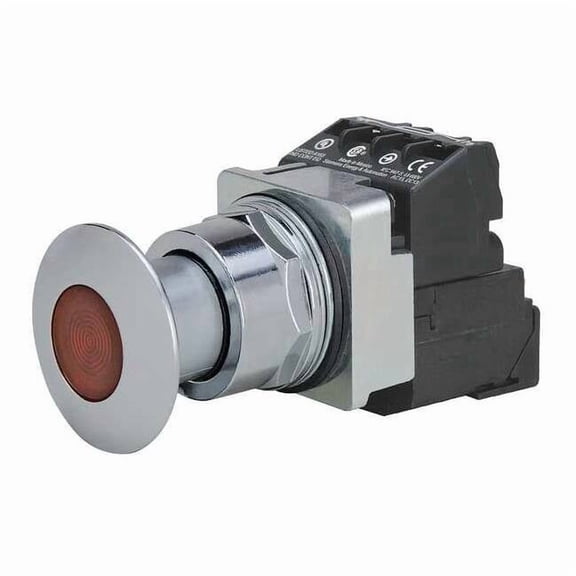 Siemens Push Button Operator, 30 mm, 1NO/1NC, Red 52PP2E2AB