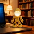 thumbnail image 2 of Floating Robot Night Light Desktop Ornament with Articulated Joints for Home Bedroom, 2 of 5