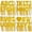 Gold, variant on Sinekong 20 Sheets Bulletin Board Letters, 4 Inch Letter Stickers Large Alphabet Stickers for Mailbox Door Wall Decor (Black)
