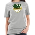 thumbnail image 3 of Plus Size Paintball Battle Graphic Design Short Sleeve Cotton Jersey T-Shirt - Heather Grey XL, 3 of 4