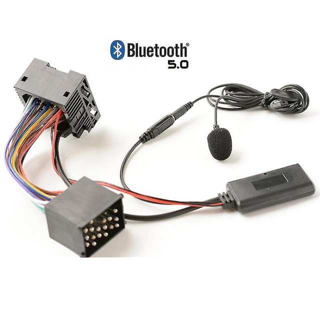 Adaptador de Audio y música con Bluetooth 2024, Cable de micrófono para Bmw E36 E39 E46 E56 Mini Cooper y Land Rover