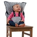 CozyBaby Chaise haute avec harnais de sécurité, gris