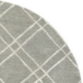 thumbnail image 3 of SAFAVIEH Himalaya Maralyn Geometric Wool Area Rug, Grey/Silver, 6' x 6' Round, 3 of 5