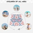 thumbnail image 6 of FORMRS Boys Swim Trunks Quick Dry Mesh Liner Boardshorts Sizes XS-XL, Mosaic Flowers Pattern, 6 of 7