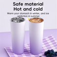 thumbnail image 2 of Licuadora Portátil Inalámbrica de Acero Inoxidable de 650 Ml, Recargable por USB, Exprimidor de Naranjas, 20 Cuchillas, Tritura Hielo A, 2 of 5