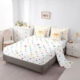 thumbnail image 5 of Erosebridal Orange Bowknot Kids Twin Bedding Sets 7-Piece, Cartoon Bow-tie Bedding Comforter Set, 5 of 7