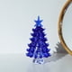 thumbnail image 5 of Mini adornos de cristal para árbol de Navidad, árbol de Navidad de cristal pequeño, casa de muñecas de Navidad, figuras de invierno en miniatura para manualidades, decoración de fiestas navideñas, 5 of 6