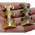 thumbnail image 5 of Solid Brass Vintage Metal Corner Guard for Furniture, Cabinets, and Boxes, Black, 10 Piece, 5 of 8