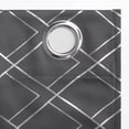 thumbnail image 5 of Deconovo Set of 2 Panels Silver Print Grommet Blackout Curtains for Living Room, 42 x 84inch, Gray, 5 of 6