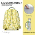 thumbnail image 5 of Lemon Style Backpack - Fashionable School Bookbag for Teens & College Students, Roomy Campus Rucksack with Laptop Sleeve, Durable Lightweight Carry Bag for High School & University, Great Gift, 5 of 6