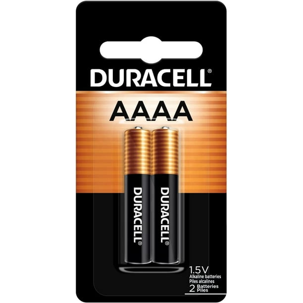 Piles Duracell AAA 1,5 V  Pile alcaline spécialisée longue durée, 2 fils  15 grammes 