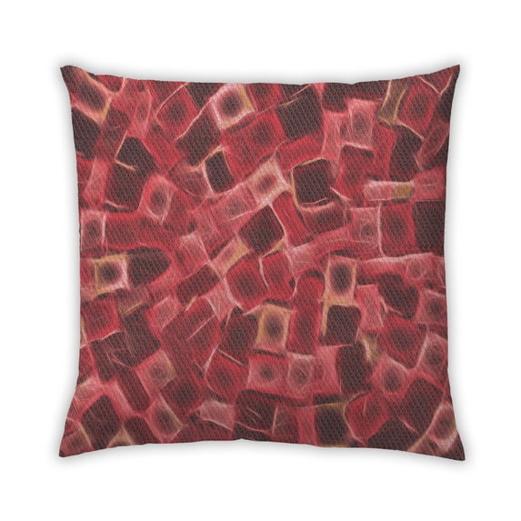 Ahgly Company Indoor Square Contemporary Throw Pillow, 18 inch by 18 inch