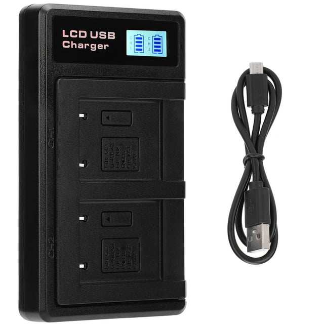 Camera Dual Charger, Stable Performance Mini And Portable Battery Charger, Circuit Design For Camera Battery Outdoor Photography